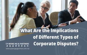 implications of corporate disputes
