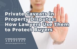 Private Caveats in Property Disputes How Lawyers Use Them to Protect Buyers